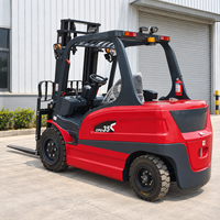 Livraison rapide, meilleur prix, chariot élévateur 3 tonnes, 3,5 tonnes, 5 tonnes, mât triplex fiable, déplaceur latéral, chariot élévateur électrique