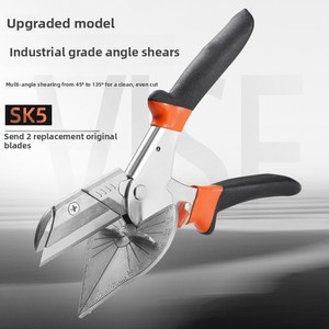 Cisaille à angle droit pour rainures de fils, <span class=keywords><strong>ciseaux</strong></span> multifonctions à 45 degrés pour charpentiers et électriciens, pour bandes de fixation et bordures d'étanchéité - Product Image 2