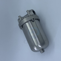 Système de traitement de l'eau pour toute la maison en acier inoxydable 304 de 5 pouces/10 pouces/20 pouces, préfiltre à sédiments en acier inoxydable de 40 microns