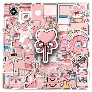 Custom Label PVC <strong>Stickers</strong> <strong>Preppy</strong> Kawaii Aesthetic Cartoon Piggy Pink Girly Offset Printed Reusable Eco-Friendly Home Decor Pack - Product Image 3