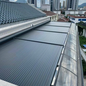 Pare-soleil moderne et durable en alliage d'aluminium <span class=keywords><strong>de</strong></span> Type 55 insonorisé pour les vérandas extérieures vis <span class=keywords><strong>de</strong></span> <span class=keywords><strong>porte</strong></span> - Product Image 1