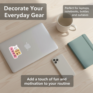 Wholesale custom cute PVC vinyl die-cut waterproof stickers with logo - Product Image 3