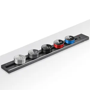 Modular Flexible Surface Mounted / Embedded power track rail socket system