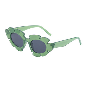 Gafas de sol irregulares con diseño floral de Halloween para mujer, montura de PC, protección UV400, montura completa, gafas decorativas para fiestas, transfronterizas - Product Image 2
