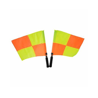 Vente chaude professionnelle de haute qualité conception personnalisée Durable une seule main tenant le drapeau d'arbitre pour la compétition sportive