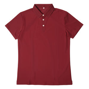 Chemises pour hommes en polyester et élasthanne respirant à logo personnalisé, imprimé graphique surdimensionné, vêtements de golf performants, vêtements de travail - Product Image 4