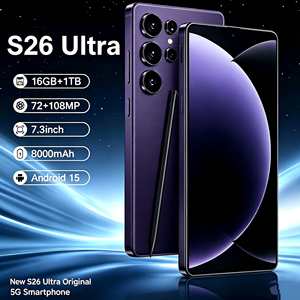 S26ดั้งเดิมใหม่ล่าสุดสมาร์ทโฟน Ultra Deca Core 108MP LTE CDMA 16GB + 1TB 5G แอนดรอยด์15แอลอีดี4K 120Hz โทรศัพท์สเปน - Product Image 1