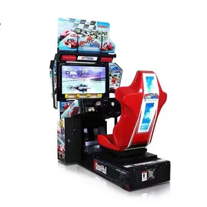 Simulatore di vendita calda che guida la macchina da corsa del gioco a gettoni degli adulti dell'automobile di divertimento della galleria della corsa di guida per l'adulto