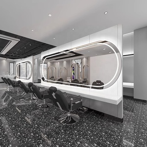 Espejo de Pared de Vidrio LED Moderno para Salones de Belleza, Barberías, Baños, Muebles Comerciales - Product Image 3