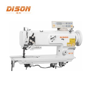 Nueva Máquina de Coser Industrial DISON DS-1510D-7 de Brazo Largo, Una Aguja, Arrastre Compuesto, Puntada de Seguridad, con Enhebrado Automático y Motor de 220V - Product Image 2
