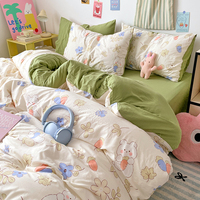 Ensemble de draps de lit en microfibre de luxe, taille king, imprimé, ensemble de literie pour la maison, vente en gros