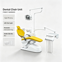 Unité de traitement dentaire électrique F08DC-SK8900S avec lumière réflectrice LED rotative à 3 axes, fauteuil dentaire / unité de traitement dentaire