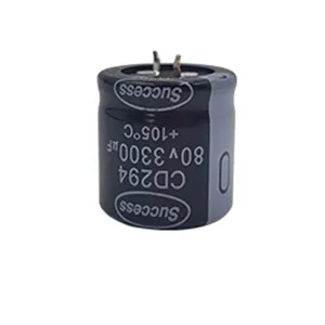 80V 3300uF Factory Supply Fascinating Price Aluminium Electrolytic Capacitor Which Used In Centurion Gate Motors