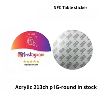 Carte NFC personnalisée étanche pour avis Google, impression offset 213, partage sur les réseaux sociaux, autocollant de menu, impression plastique durable