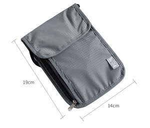 Portafoglio da viaggio con porta passaporto con blocco RFID marsupio per uomo e <span class=keywords><strong>donna</strong></span> per tenere al sicuro i documenti - Product Image 2
