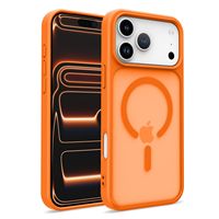 Coque de protection magnétique antichoc en TPU PC de 2,0 mm pour iPhone 17 Pro Max 16 17e, finition mate dépolie