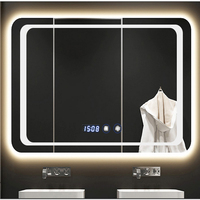 Venta al por mayor de alta calidad LED inteligente espejo de baño con pantalla táctil Bluetooth altavoz espejos de baño