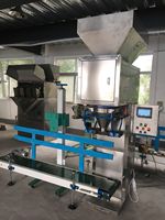 Machine de conditionnement de poudre semi-automatique de haute précision 1-5 kg avec servomoteur, PLC, pompe à engrenages et remplisseur à vis sans fin pour sacs de boissons et produits chimiques