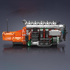For MOULD KING 10200 for Scania Truck <strong>Engine</strong> Transmission Building Block <strong>Kits</strong> Creative Puzzle <strong>Model</strong> Toy for Adults Perfect Gift - Product Image 5