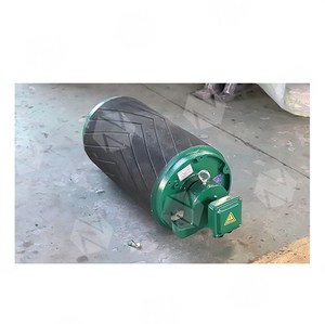 Khai Thác Mỏ Cao Su Tráng Snub Trống Uốn Cong Ổ Đĩa Động Cơ Giá JIS Tiêu Chuẩn Vành Đai Băng Tải Ròng Rọc - Product Image 2