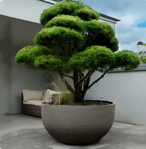 Jardinera Moderna Minimalista Grande para Exteriores - Perfecta para Paisajismo de Villas y Crear una Atmósfera Premium en la <span class=keywords><strong>Terraza</strong></span> - Product Image 1