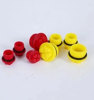 Bouchon fileté en plastique moulé par injection avec joint torique à tête hexagonale et capuchon d'étanchéité à fente croisée pour pompes hydrauliques et vannes