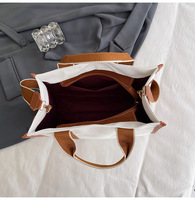 Nouveau design de sac fourre-tout en toile léger et tendance sac fourre-tout à bandoulière imperméable de grande capacité avec poignées renforcées