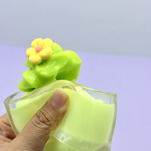 ของเล่นบีบแก้วชานม Q-Elastic Snow Top รูปทรงสมจริง อาหารจำลอง บีบแล้วคืนรูปช้าๆ ของขวัญคลายเครียด - Product Image 2