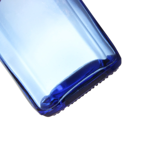 Fabricantes 250ml Botella de whisky de vidrio de color <span class=keywords><strong>azul</strong></span> Vodka Bebida vacía Vino Botella de agua mineral espumosa con tapón de rosca - Product Image 4