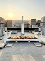 Machine de découpe de pierre à pont 4+3 axes ZEUS, moteur 15KW+7.5KW, scie de découpe CNC, façonnage, perçage, boîte de vitesses et roulement de haute précision