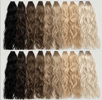 Extensions de cheveux humains vierges européens LeShine, double trame Genius, ondulations naturelles et boucles permanentes, toutes couleurs, pour coiffage.