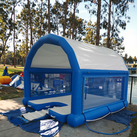 Plate-forme flottante de fête de lac d'auvent luxueux Aqua flotteur pont hermétique tente flottante gonflable commerciale de l'eau