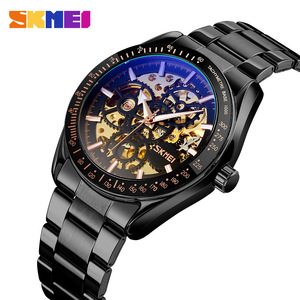 Large 43MM Dial Men's <b>Automatic</b> Mechanical Watch with Stainless Steel Folding Buckle Waterproof Fashion <b>Wristwatch</b> - Product Image 1