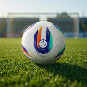 Pallone da Calcio Impermeabile in Pelle PU Termosaldata Morbida Taglia 5 Durevole per Sport di Squadra Modello Football-11 400-440g con Logo Personalizzato - Product Image 2
