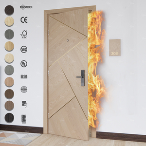 <strong>Engineered</strong> Manufacturer of Interior <strong>Wooden</strong> Doors EN BS CE Certified Internal Fire-Rated Timber Door - Product Image 4