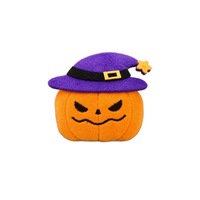 Porte-clés fantôme citrouille en peluche d'Halloween, mignon, doux, jouet décoratif pour sac