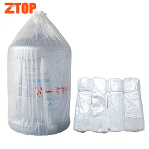Toptan 18 litre 18.9 litre 19 Litros 20 Ltr su şişesi için tek kullanımlık 5 galon temizle plastik torba