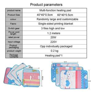 Tappetino riscaldante per animali da compagnia stufetta letto corpo cane gatto inverno scaldamani tappeto peluche coperta elettrica 40/60cm 220V - Product Image 6