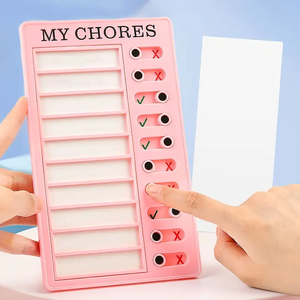 Wholesale Daily Task Planning Board Wall Hanging Memo Plastic Multi Purpose Student Detachable Chores Checklist - Product Image 6