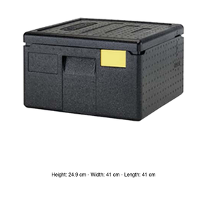 Contenedor isotérmico Cambro para pizzas con tapa C, 41 x 41 x 24.9 cm de altura, equipo de catering, suministros para restaurantes, venta al por mayor. - Product Image 3