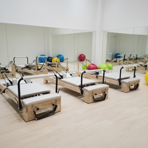 Cama de <span class=keywords><strong>Pilates</strong></span> de Madera de Roble de Grado Comercial, Máquina de Ejercicios de <span class=keywords><strong>Pilates</strong></span> Profesional, Venta Directa de Fábrica, Yingjimei - Product Image 5