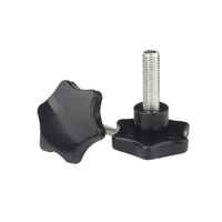 M3 M4 M5 M6 M8 M10 ensemble de plastique couvercle de vis à oreilles filetage en plastique formant autotaraudeuse pour vis en spirale en plastique avec Base en acier