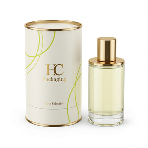 Caja Redonda de Cartón Rígido con Logotipo en Lámina Dorada de Lujo para Regalos Elegantes, Empaque para Productos de Cuidado de la Piel, Precio de Fábrica al por Mayor - Product Image 1