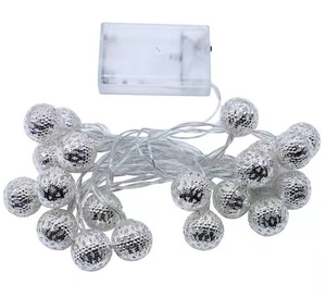 ไฟ Led โลหะโมร็อกโกลูกโลกคริสต์มาสปีใหม่รอมฎอนอี๊ด,ไฟตกแต่งงานแต่งงานสายไฟประดับแบบพวงนางฟ้า - Product Image 4