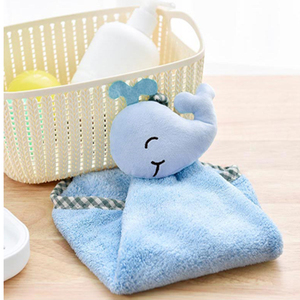 KUYUE simpatico cartone animato per <span class=keywords><strong>bambini</strong></span> in pile corallo con asciugamano, asciugamano appeso per <span class=keywords><strong>bambini</strong></span> - Product Image 4
