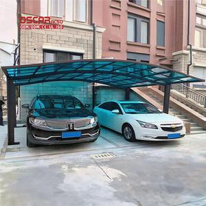 Offre Spéciale : Abri de Voiture/Garage Moderne en <span class=keywords><strong>Aluminium</strong></span> avec <span class=keywords><strong>Toit</strong></span> en Polycarbonate pour Allée de Stationnement en Pologne - Product Image 1
