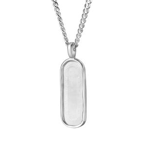 Collier personnalisé de qualité supérieure 3 couleurs pendentif <span class=keywords><strong>en</strong></span> acier inoxydable gravé cadeau de bénédiction pour <span class=keywords><strong>elle</strong></span> et lui - Product Image 5