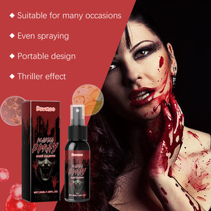 Vêtements de maquillage à effets spéciaux, éclaboussures de sang, liquide de théâtre, spray sanguin pour Halloween, vente en gros - Product Image 5