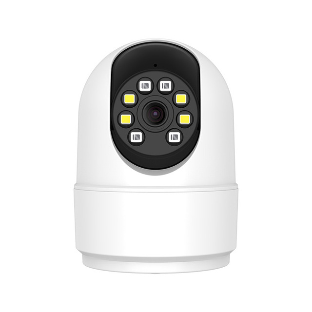Indoor Wireless Home Security Camera 360 Remote Monitoring Via Smartphone Night Vision HD Full-color Video Dual-view Display