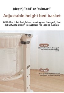 Cuna y Cama Portátil Multifuncional Premium para Bebés Recién Nacidos de 0 a 36 Meses, Plegable, Adaptable a la Cama Grande - Product Image 3